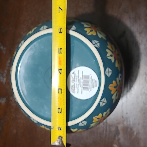 Pioneer Woman Vintage Geo Large Belly shape Utensil Crock No longer available EC - Picture 7 of 10